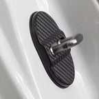 Car Door Lock Cover 4 Pcs Set – Stainless Steel Carbon