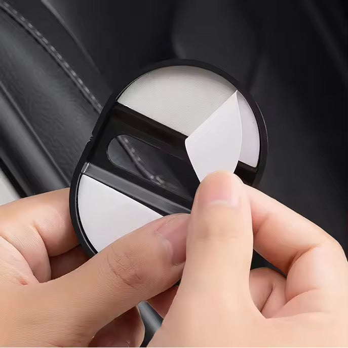Car Door Lock Cover 4 Pcs Set – Stainless Steel Carbon