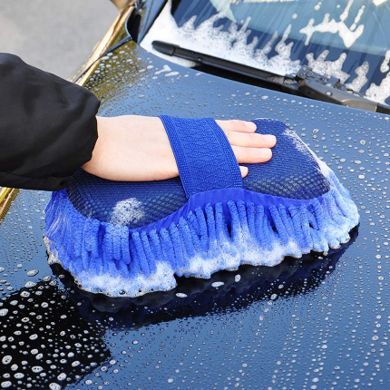 Car Washing Micro Fiber Foam Hand Mitts
