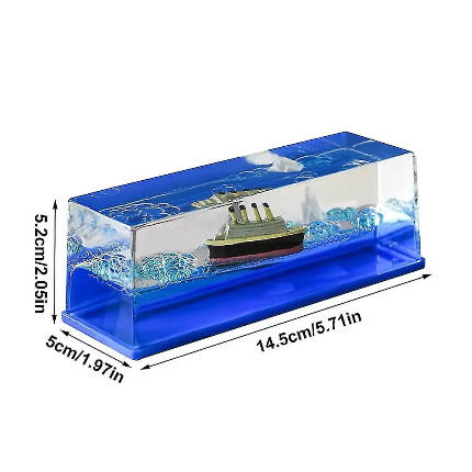 Titanic Cruise Ship Showpiece For Car Dashboard Decoration
