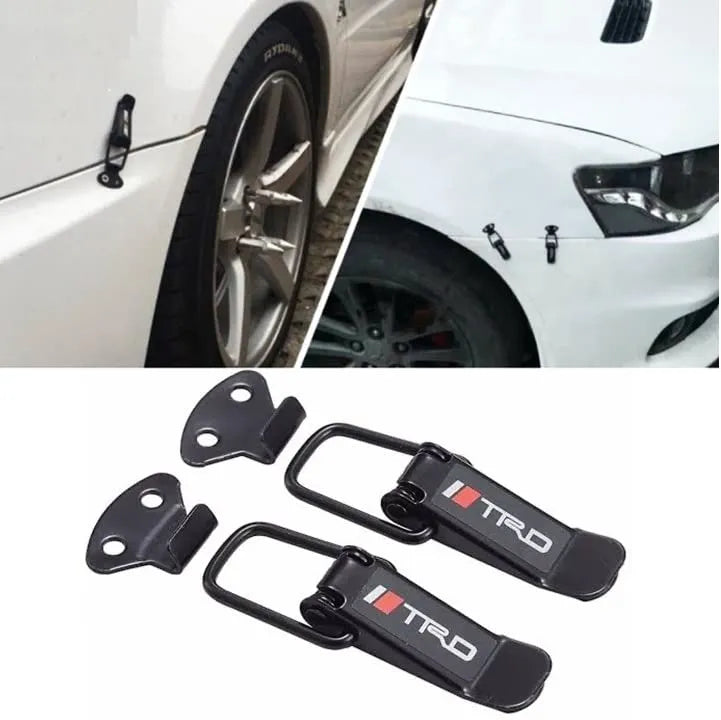 TRD Quick-Release Security Hook Clips-TRD Bumper Lock Kit for Unmatched Security- 2pieces set