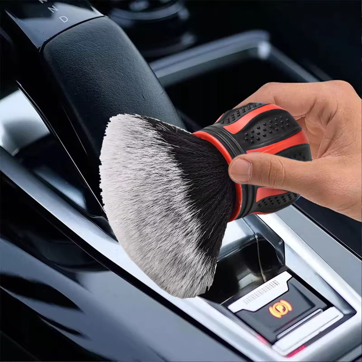 Car Maintenance Car Detailing Brush Auto Detailing Tools Convenient For Application Drop-off Resistant Bristles