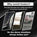 High-Quality Car Silicon Rubber Mudguard 4PCS – Universal Fit, Flexible Design and Long-Lasting Performance
