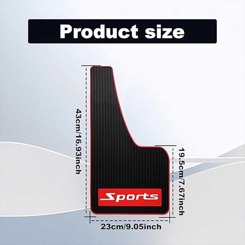High-Quality Car Silicon Rubber Mudguard 4PCS – Universal Fit, Flexible Design and Long-Lasting Performance