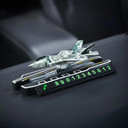 Sliding Aircraft Car Showpiece – Dual Function with Parking Number Plate