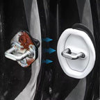 4 pec Universal Car Door Closing Shockproof Silicone Cushion Mute Shock Absorber Protective Covers Car Door Latch