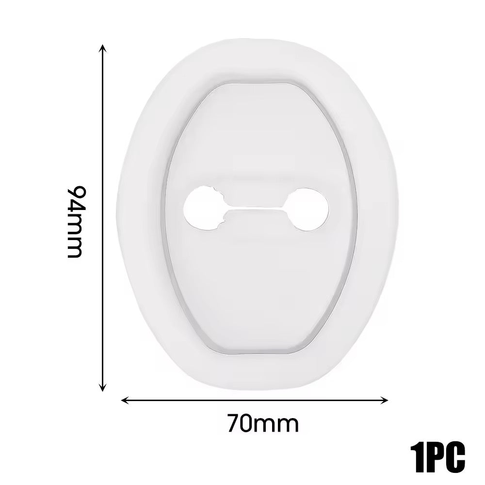 4 pec Universal Car Door Closing Shockproof Silicone Cushion Mute Shock Absorber Protective Covers Car Door Latch