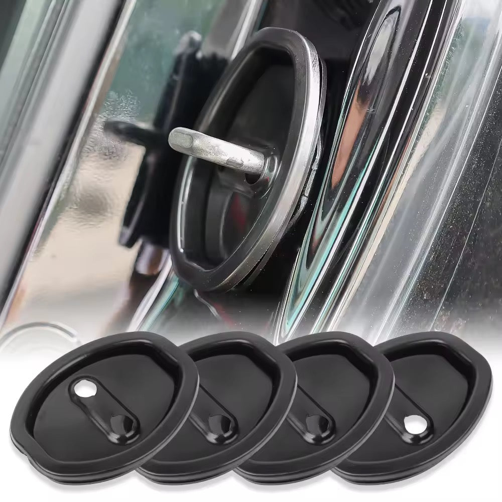 4 pec Universal Car Door Closing Shockproof Silicone Cushion Mute Shock Absorber Protective Covers Car Door Latch