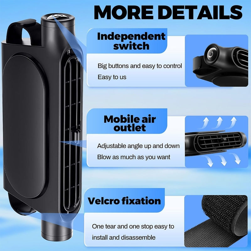 Car CF03 Seat Cooling Fan – Stay Cool and Comfortable While Driving