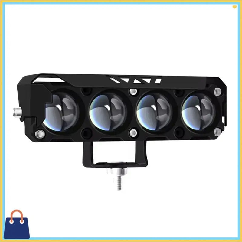 LED Fog Light Bar for Bike 2 Piece – Powerful Yellow & White Beam Bao Bao