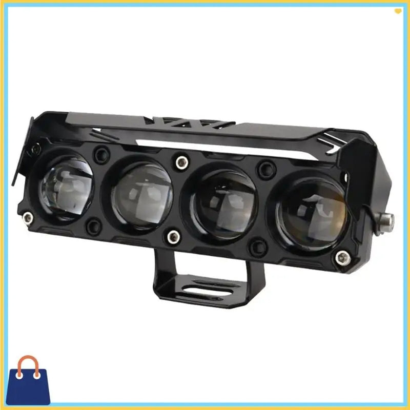 LED Fog Light Bar for Bike 2 Piece – Powerful Yellow & White Beam Bao Bao
