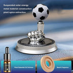 Car Football Solar Perfume Interior Ornaments Aromatherapy Suspension Rotation
