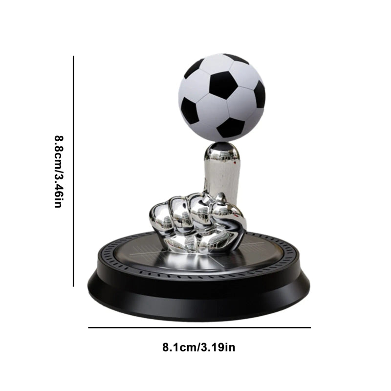 Car Football Solar Perfume Interior Ornaments Aromatherapy Suspension Rotation