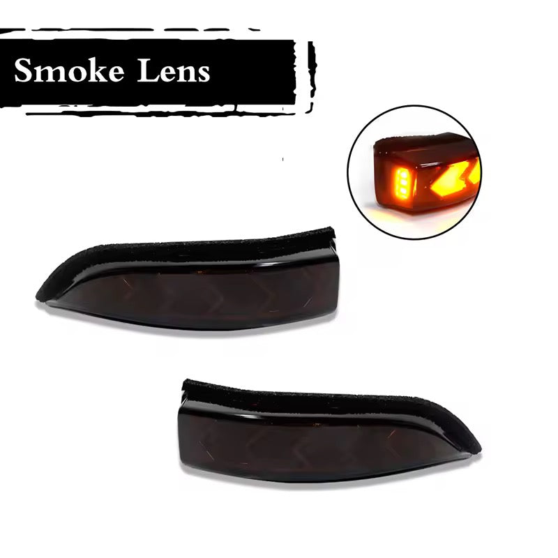 2pcs LED DRL Side Mirror Dynamic Turn Signal Light Lamp
