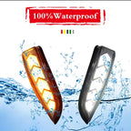 2pcs LED DRL Side Mirror Dynamic Turn Signal Light Lamp