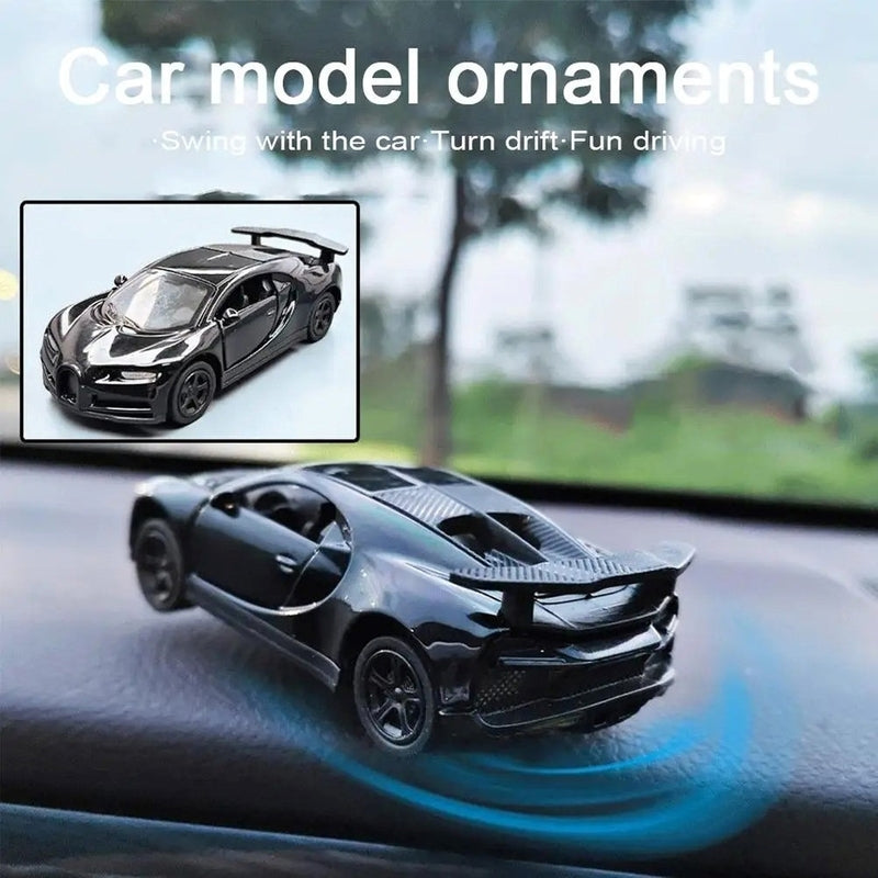 Stylish Rotating Car Model Dashboard Showpiece – Luxury Interior Decoration for Cars