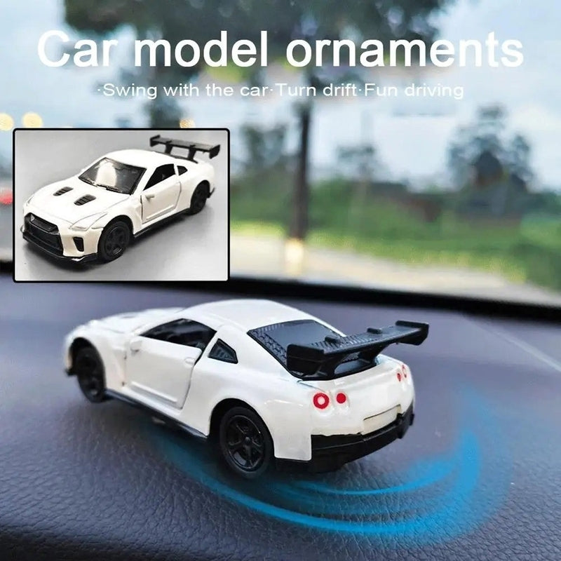 Stylish Rotating Car Model Dashboard Showpiece – Luxury Interior Decoration for Cars
