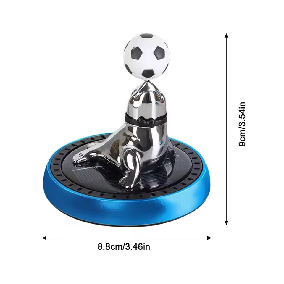 Car Solar Aromatherapy Rotating Sea Dolphin 360 degree Suspended Automatic Car Aromatherapy Perfume