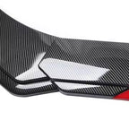 Universal Car Front Bumper 4 Pcs Red Lip Splitter Diffuser Lip Body Kit Spoiler Bumpers Protector Work for Most Car