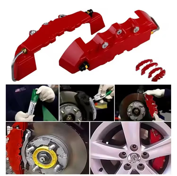 Brembo Car 3D Disc Brake Caliper Covers – Universal Fit for Most Cars