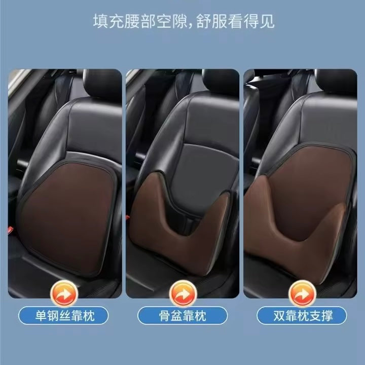 Car Lumbar Support Cushion Pillow – Essential Car Accessory for Back Support