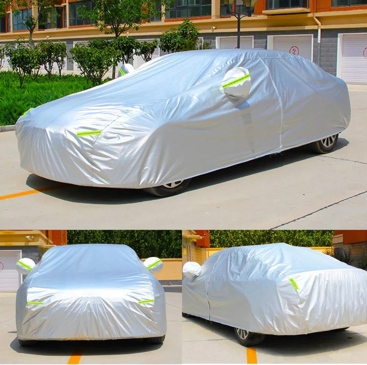 Sedan Car Body Cover- Heatproof , Dustproof and 90% Water Resistant Car Cover