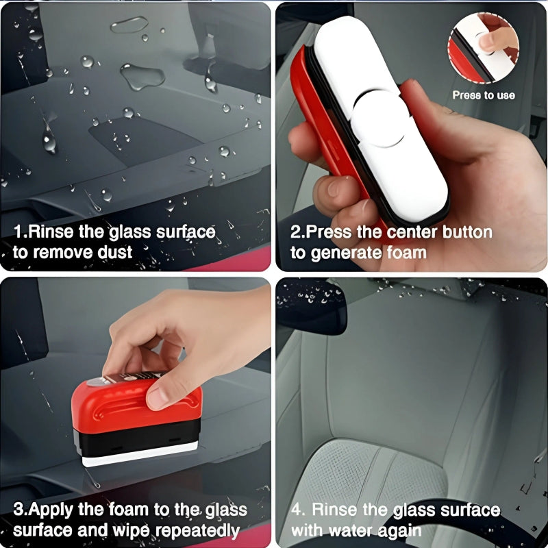 Oil Film Cleaning Brush – Effective Car Windshield Cleaner for Clear Vision