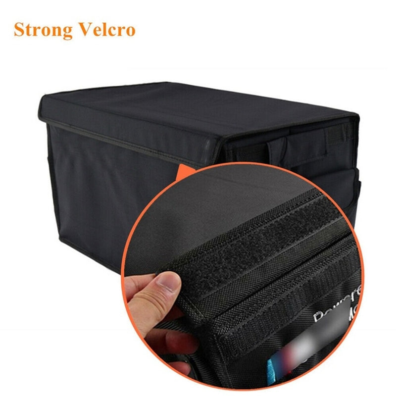 Premium Car Trunk Organizer | Foldable Car Storage Box with Multiple Compartments