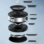 Magnetic Suction Cup Mobile Holder – Vacuum System Secure, Adjustable, and Universal