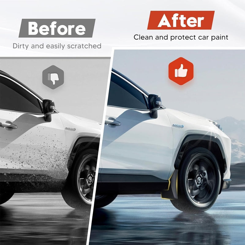 Corolla Cross Mud Flaps 4pcs – Durable Car Mudguard Protection