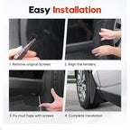 Corolla Cross Mud Flaps 4pcs – Durable Car Mudguard Protection