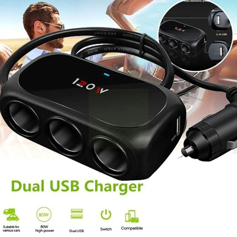 Xunniu 120W Cigarette Lighter | Best Car Charger Adapter For Your Car