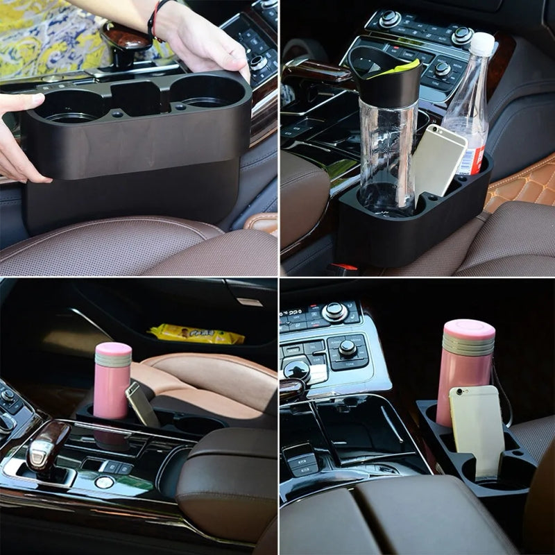 Car Cup Holder, Car Drink Holder – Cans Bottled Food Holder Phone Holder