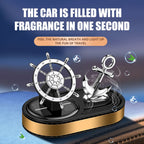 1PCS Ship Anchor Car Air Freshener Solar Rotating Lasting Car Interior Dashboard Center Console Decoration Accessories