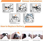 TPMS Car Tire Pressure Monitoring System With Clock – Solar-Powered for Real-Time Monitoring