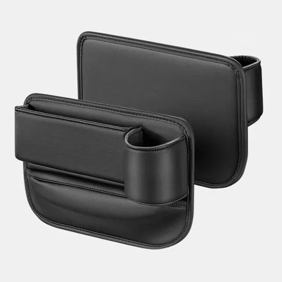 Universal Car Seat Gap Organizer with Cup Holder – Multifunctional Storage Box