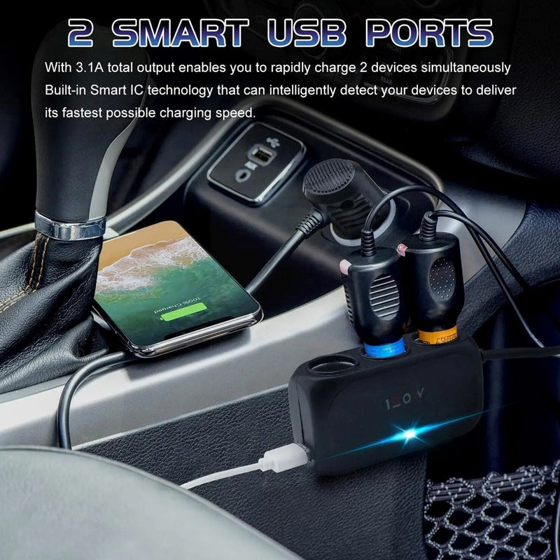 Xunniu 120W Cigarette Lighter | Best Car Charger Adapter For Your Car