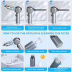 Saker SW-102 Vacuum Cleaner | Powerful 6 in 1 Wireless Vacuum Cleaner for Car