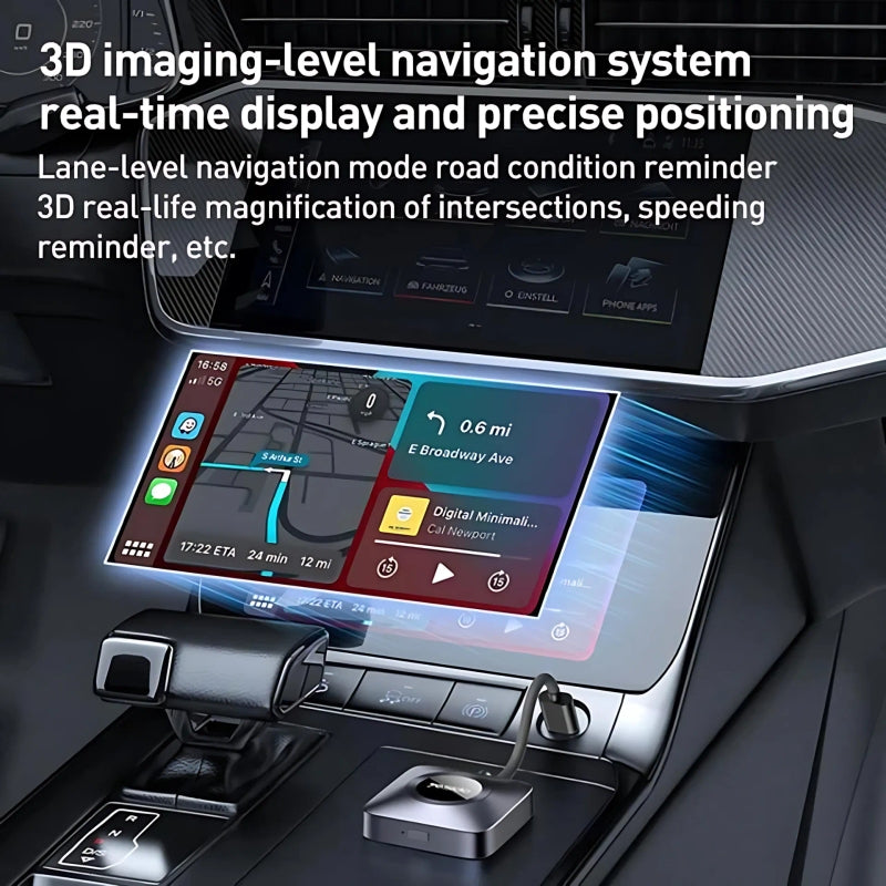 Yesido KM23 Wireless CarPlay Adapter – Plug and Play Convenience
