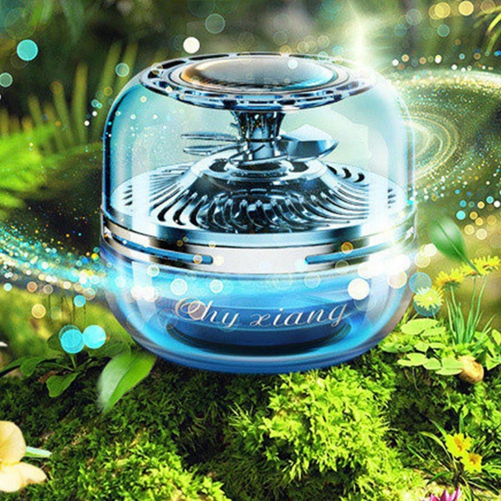 Rotating Car Air Freshener Solar Aromatherapy Diffuser Automobile Rotating Flexible Air Freshener Car Interior Accessories
