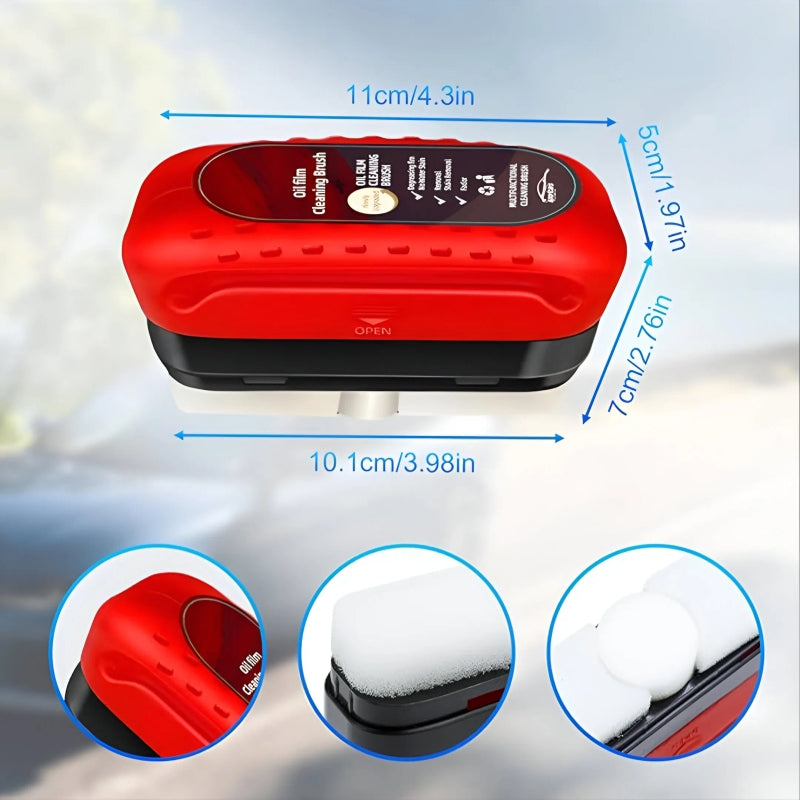 Oil Film Cleaning Brush – Effective Car Windshield Cleaner for Clear Vision