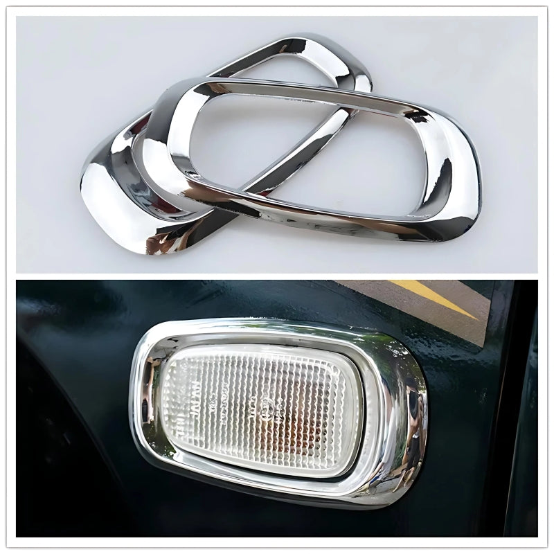 Premium Car Side Indicator Cover – Stylish and Durable Chrome Protection