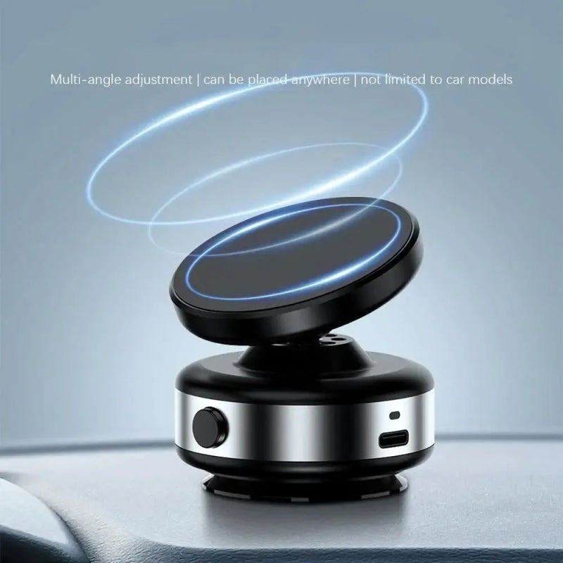 Magnetic Suction Cup Mobile Holder – Vacuum System Secure, Adjustable, and Universal