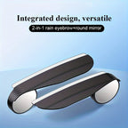 2Pcs Universal Car Rearview Sun Visor Rain Eyebrow Blind Spot Mirror Round Parking Mirror 360 Degree