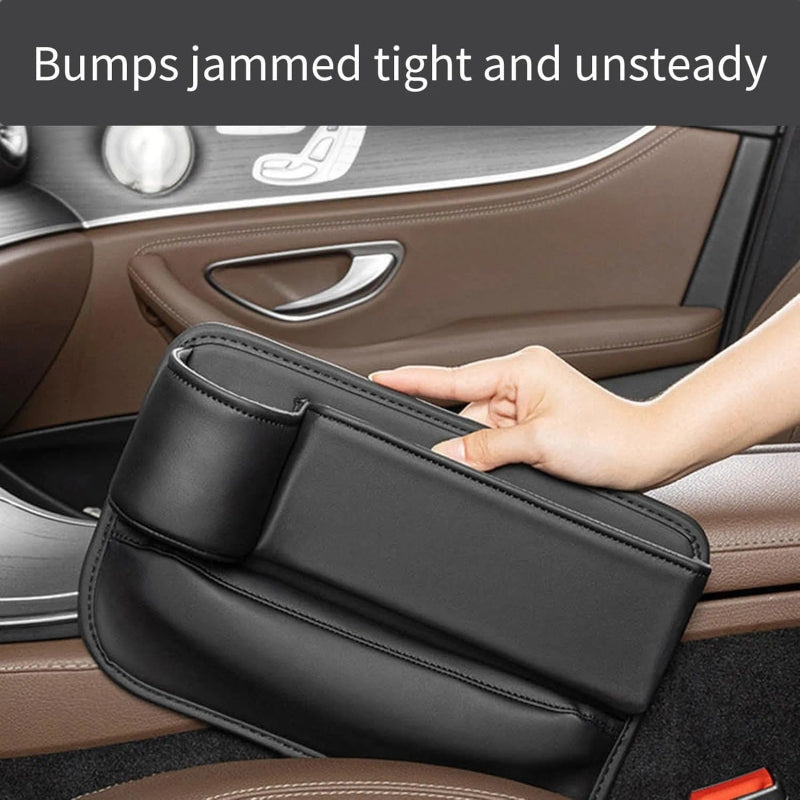 Universal Car Seat Gap Organizer with Cup Holder – Multifunctional Storage Box