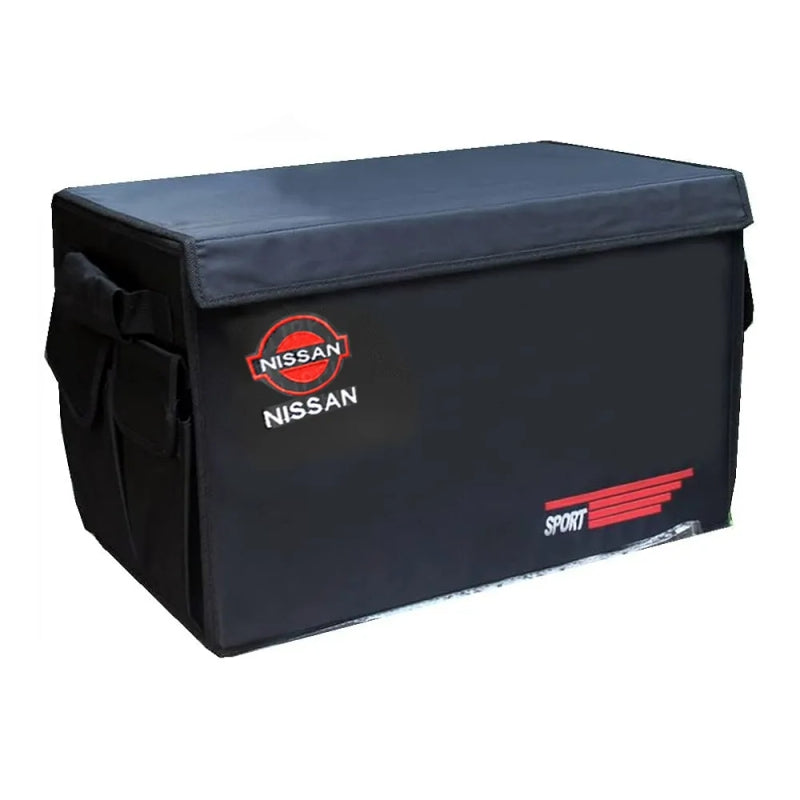 Premium Car Trunk Organizer | Foldable Car Storage Box with Multiple Compartments