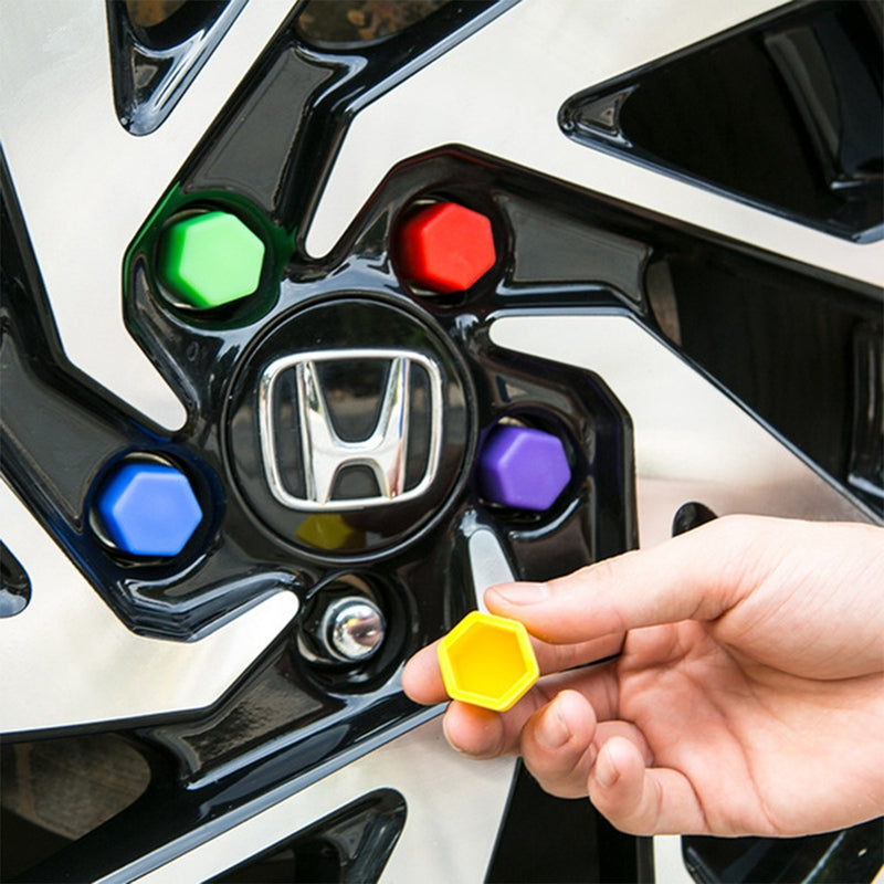 Silicone Car Wheel Screw Cover 20 Pcs – Rust-Free, Stylish and Secure Fit