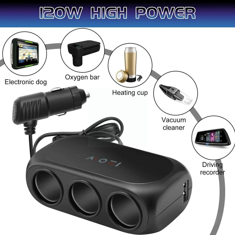 Xunniu 120W Cigarette Lighter | Best Car Charger Adapter For Your Car
