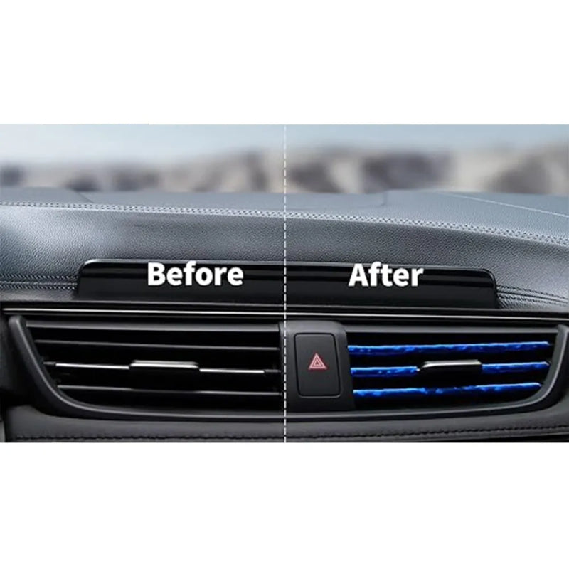 Car Air Vent Outlet Decorative Colorful Strips – 10 Pcs Set for Stylish and Customizable Car Interior Design