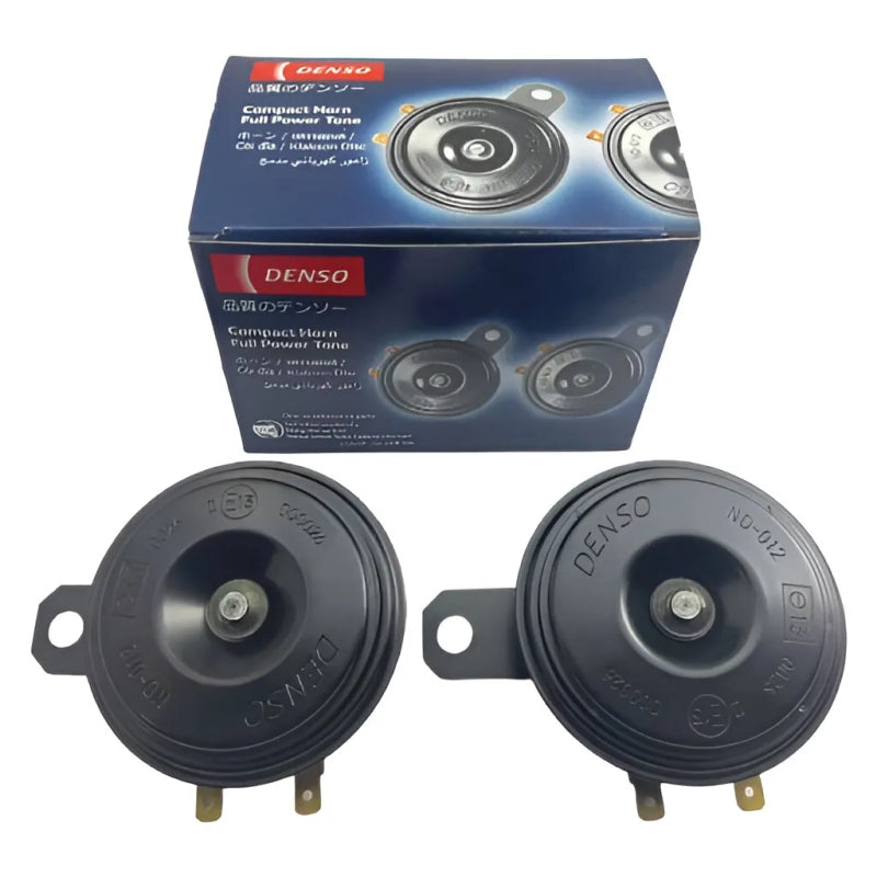Genuine 12W Denso Compact Horn – Full Power Tone Ultimate Loud, Durable, and High-Performance Car and Bike Horn